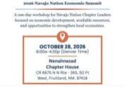 Nenahnezad Chapter Navajo Econ 101 Flyer